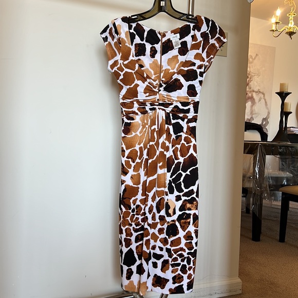 CACHE GIRAFFE PRINT DAY DRESS - Picture 9 of 11